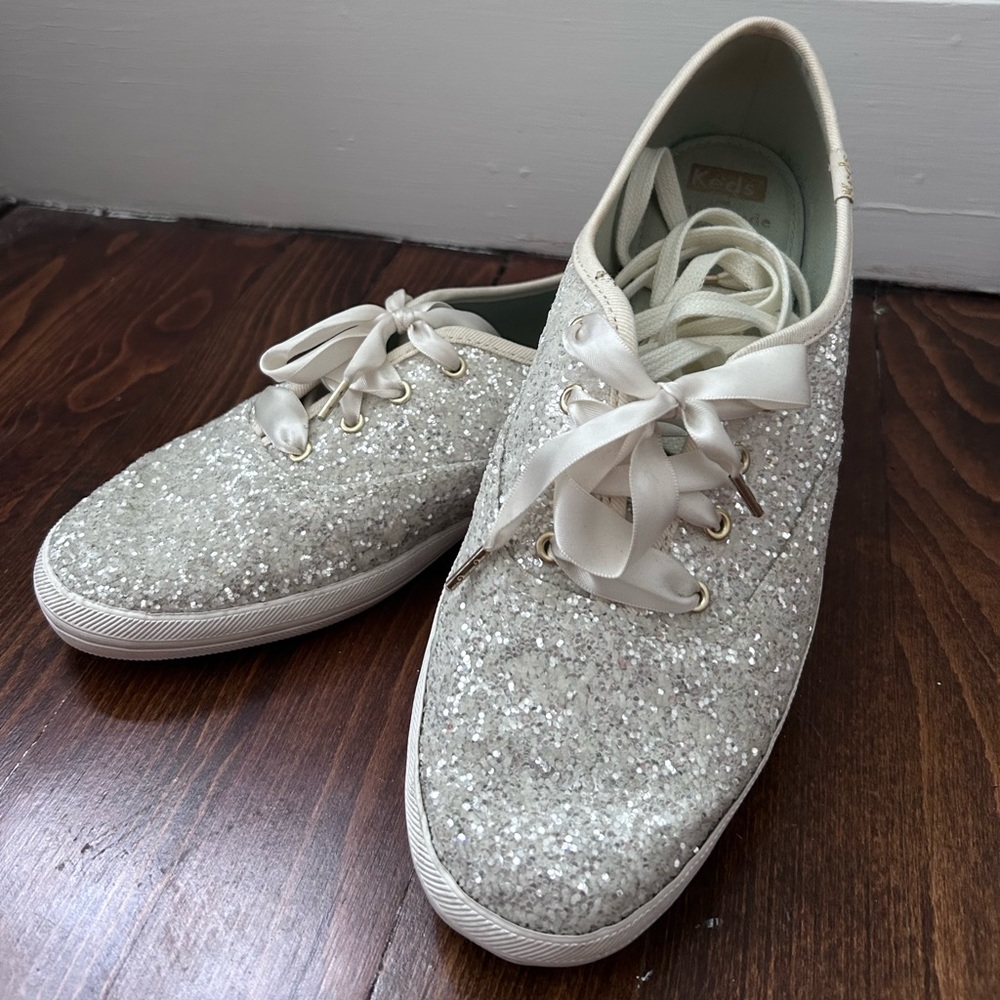 Kate Spade Ivory Celebration Sneaker